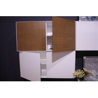 Mueble Comedor Aticca (Combinado blanco-roble rayado) de 4.05 cm