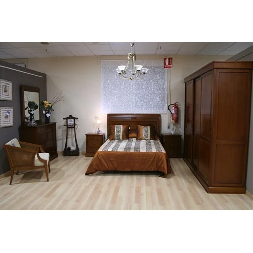 Dormitorio Matrimonio 150cm Báltico c/armario 240cm color cerezo