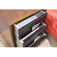 Dormitorio Matrimonio con xinfonier Nogal/Negro