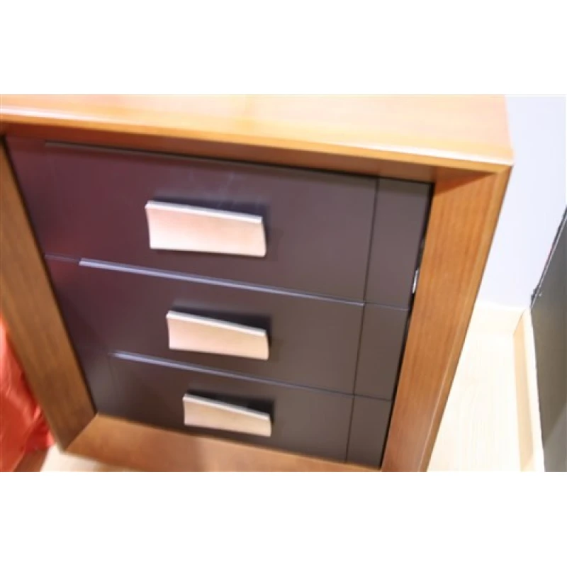 Dormitorio Matrimonio con xinfonier Nogal/Negro