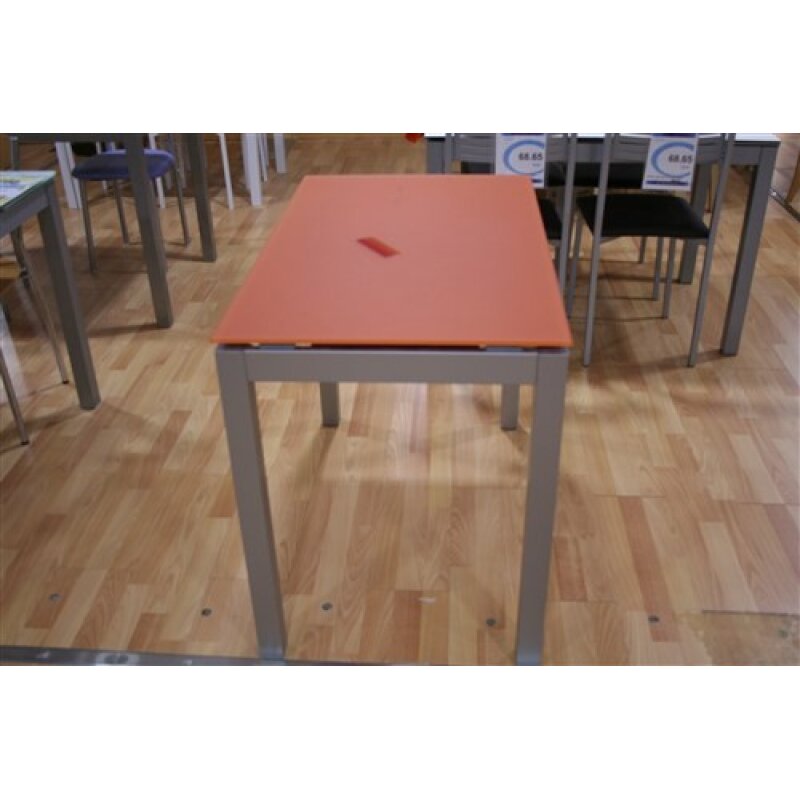 Mesa cocina extensible color naranja Altea