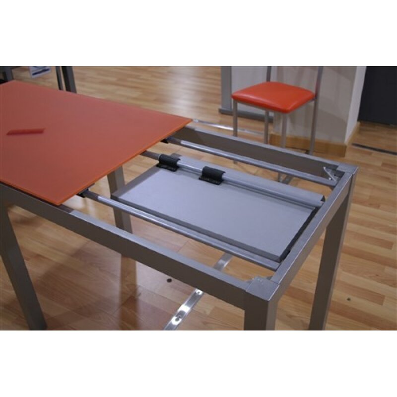 Mesa cocina extensible color naranja Altea