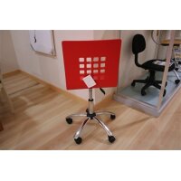 Silla estudio giratoria color rojo