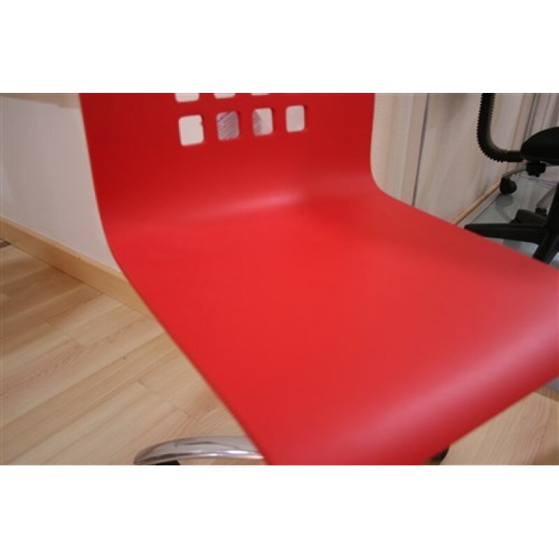 Silla estudio giratoria color rojo