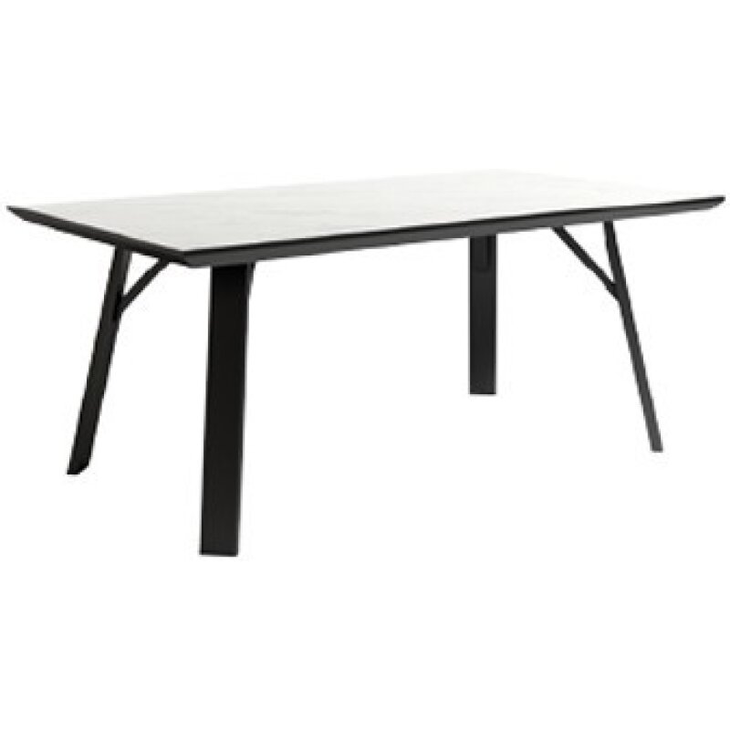 Mesa de comedor rectangular de 160cm de largo con patas de madera