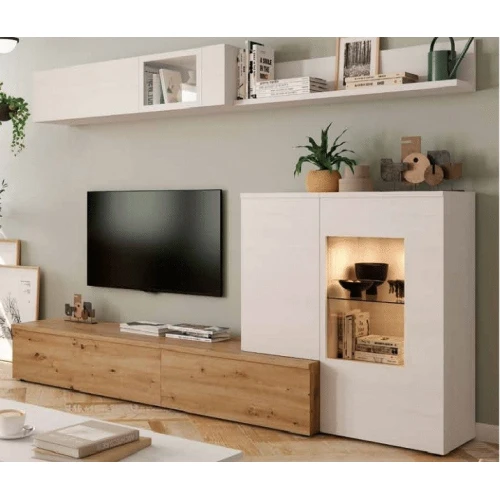 Salón moderno estilo nórdico