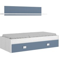 Cama doble para dormitorio juvenil - Hermógenes