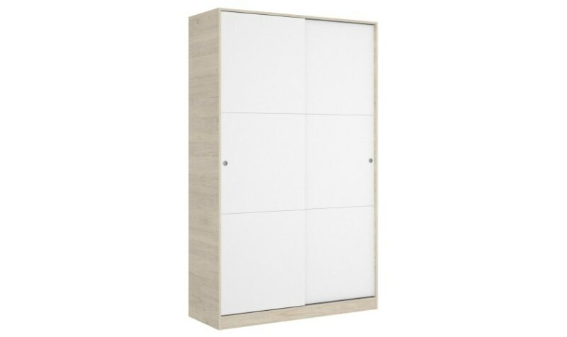 Armario 2 puertas correderas ancho 120 cm