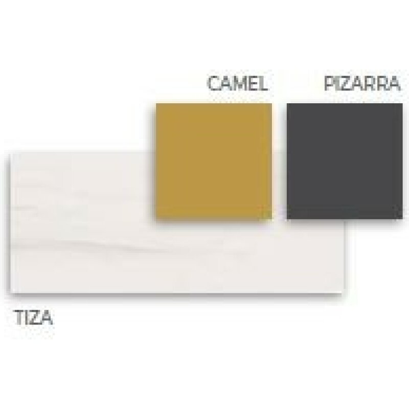 Dormitorio juvenil color tiza, camel y pizarra - Hermógenes