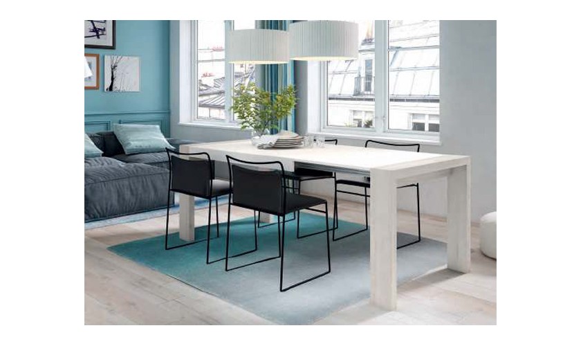 Mesa de comedor extensible a 200 x 90cm - Imagen 2