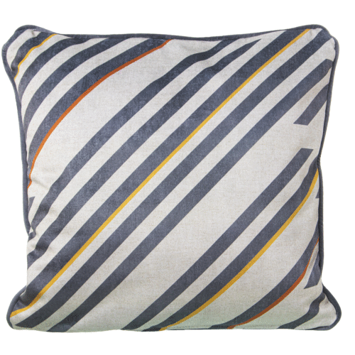 Cojín 45x45 cm estampado rayas