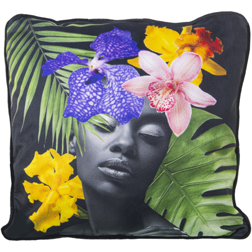 Cojín terciopelo PRETTY GIRL VENECIA 45X45 cm