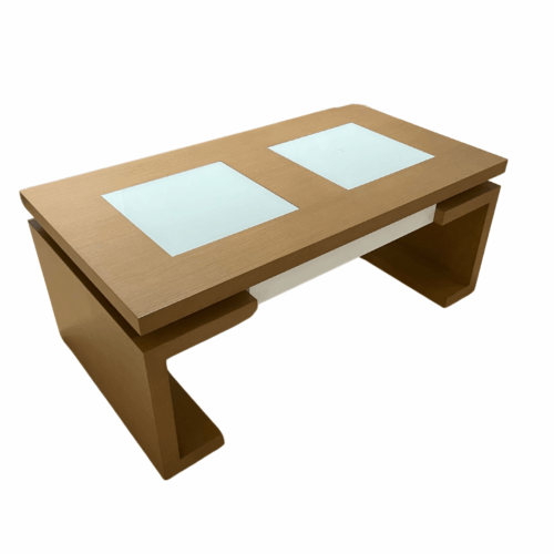 Mesa de centro elevable color roble outlet
