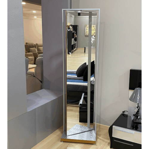 Espejo vestidor gris con pie outlet