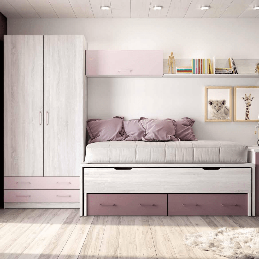 Dormitorio juvenil hibernian/lila/malva