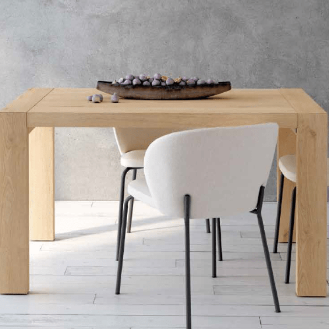 Mesa rectangular extensible con pata deslizante - Imagen 2