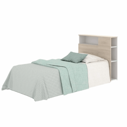 Cabezal estantería para cama de 90x190 cm