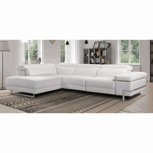 Chaiselongue rinconera con 2 motores relax eléctricos