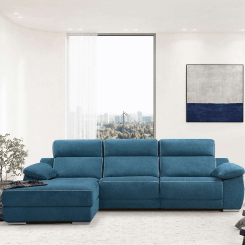 Sofá 3 plazas relax + chaiselongue Urma