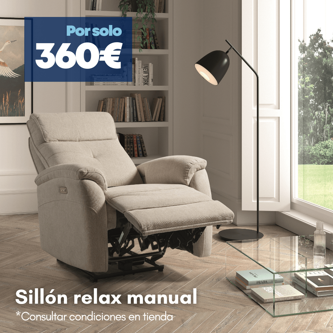 sillón relax manual en oferta