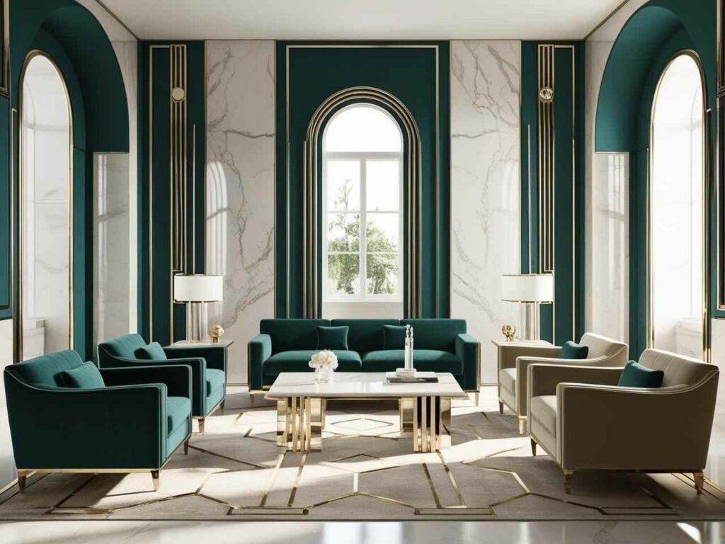 salón estilo art deco