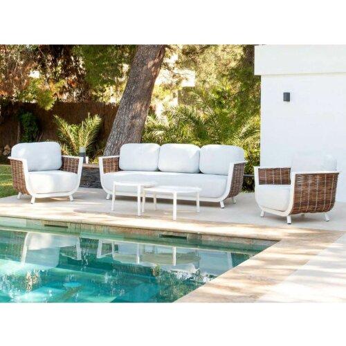 Conjunto de jardín Marrakech en aluminio y cuerda