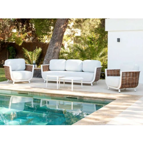 Conjunto de jardín Marrakech en aluminio y cuerda