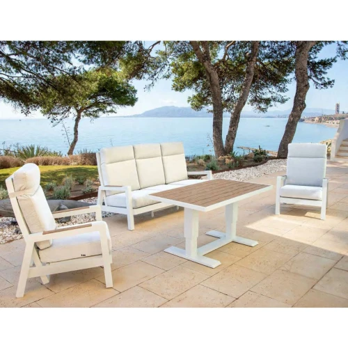 set elegante de exterior milan
