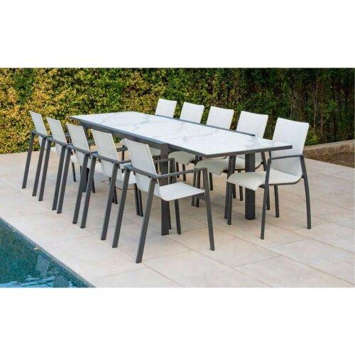Conjunto Volcano con mesa extensible y sillones
