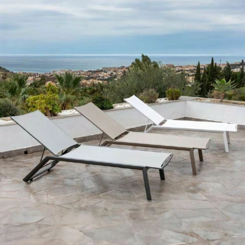 Tumbona Menorca con estructura de aluminio