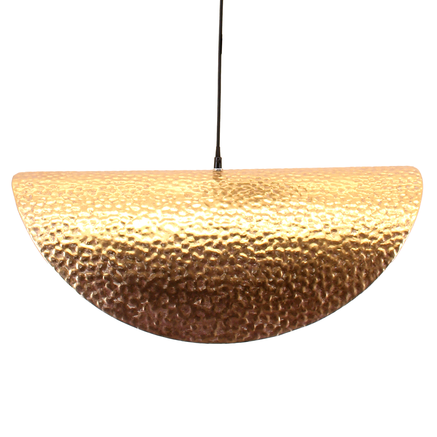 LÁMPARA DE TECHO METAL DORADO,