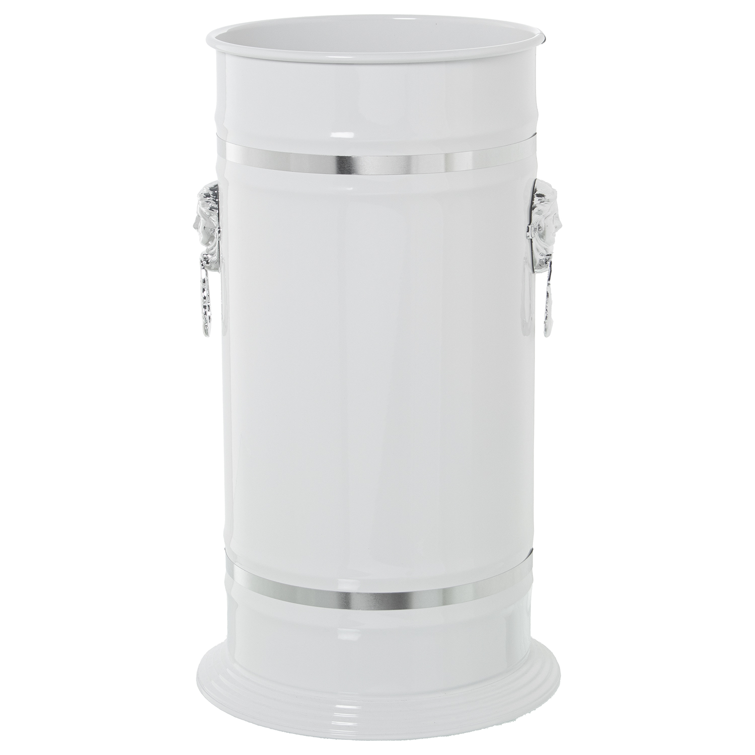 PARAGÜERO METAL REDONDO BLANCOVERDE