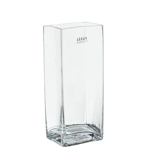 JARRÓN CRISTAL TRANSPARENTE