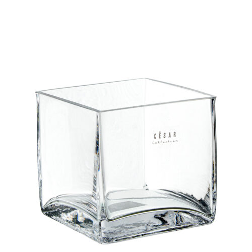 JARRÓN CRISTAL TRANSPARENTE