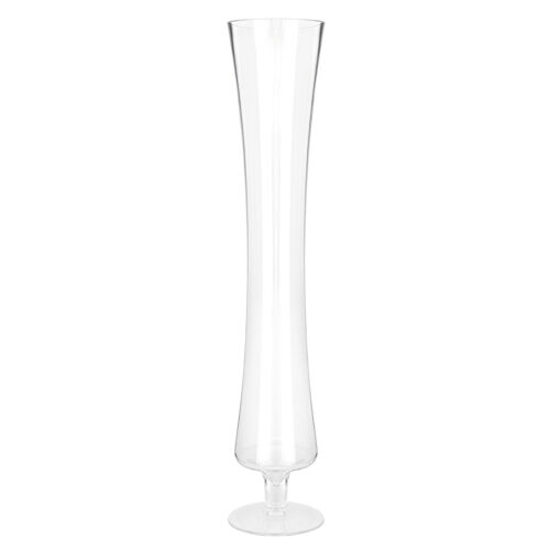 JARRÓN CRISTAL TRANSPARENTE C/PIE