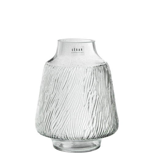 JARRÓN CRISTAL TRANSPARENTE ESAPA