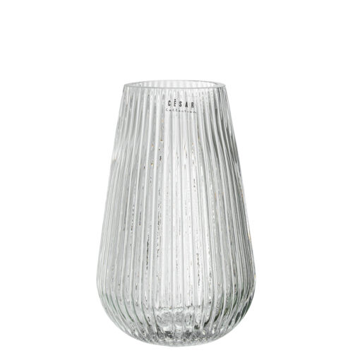 JARRÓN CRISTAL TRANSPARENTE ON