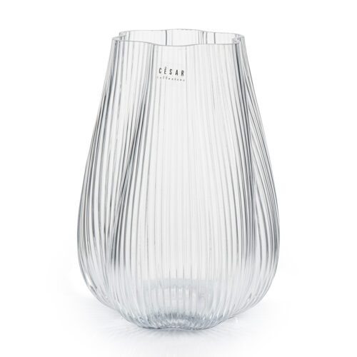 JARRÓN CRISTAL TRANSPARENTE