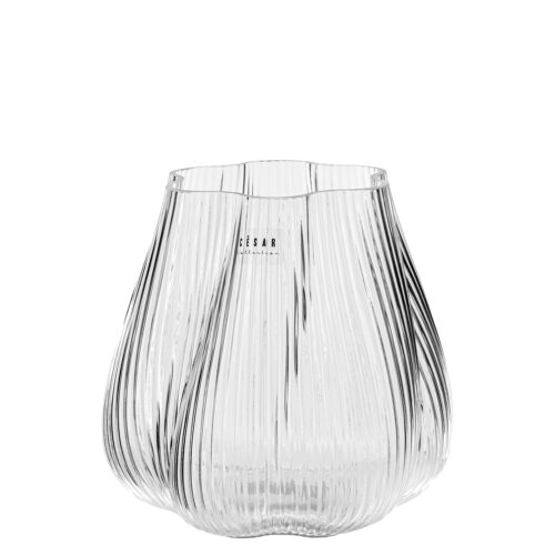 JARRÓN CRISTAL TRANSPARENTE