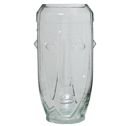 JARRÓN CRISTAL ROSTRO TRANSPARLIEVE