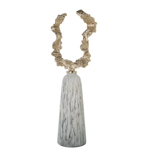 TIBOR CRISTAL 116CM C/TAPÓN ALMINIO DORADO