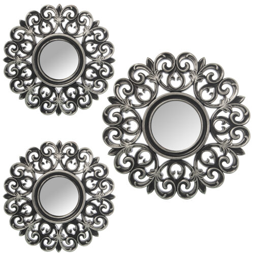 SET 3 ADORNOS PARED MELAMINA PDA C/ESPEJO