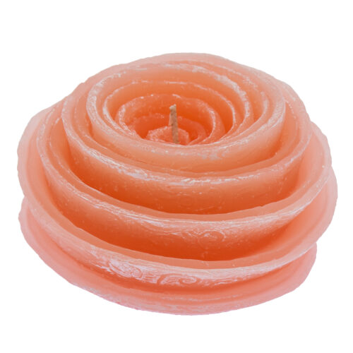 VELA FLOR ESPIRAL 7,5X12,5 CM.DE