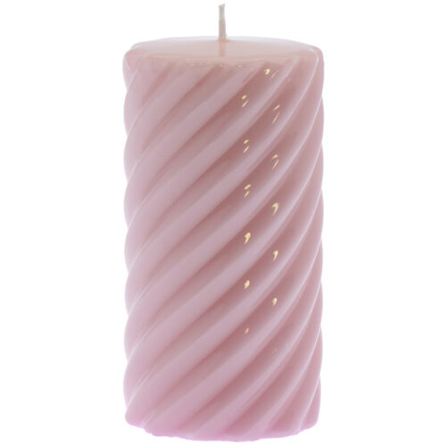 SET 2 VELAS 7,6X15 CM. ROSA