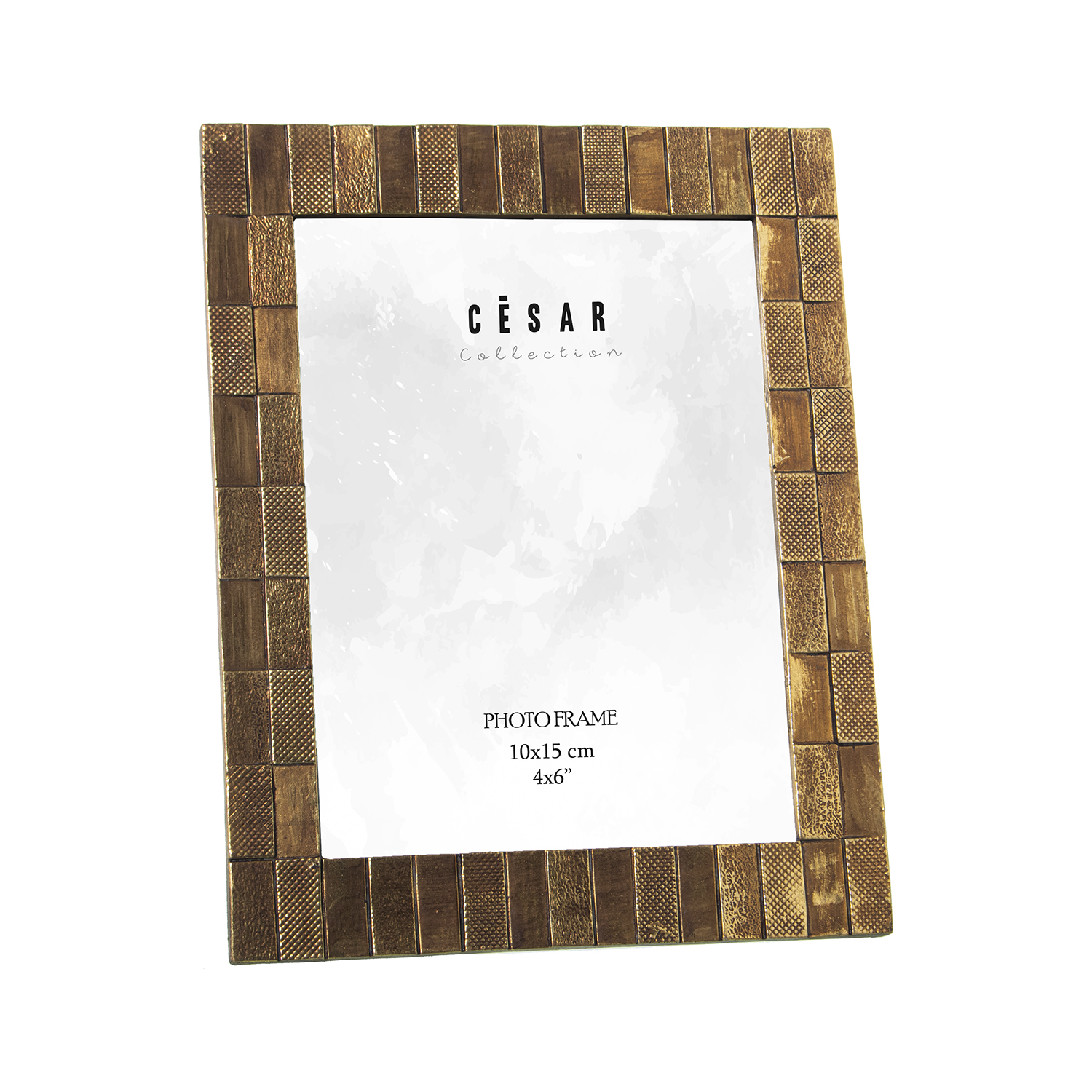 PORTAFOTOS RESINA 10X15CM DORACO ENVEJECIDO