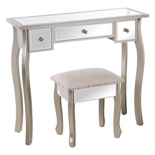 MESA TOCADOR MADERA/ESPEJO+922