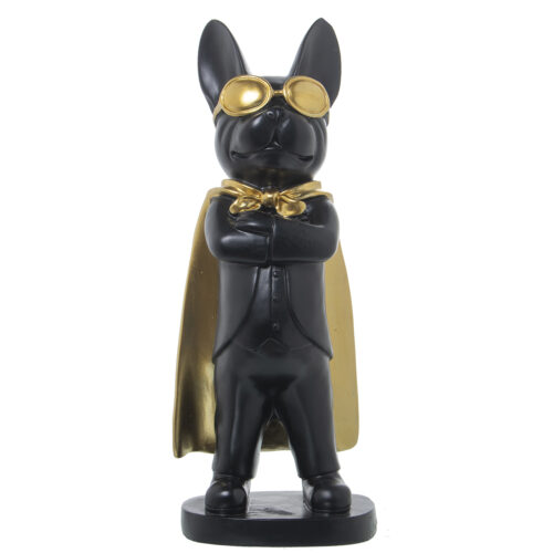 FIGURA RESINA PERRO BULL DOGC/