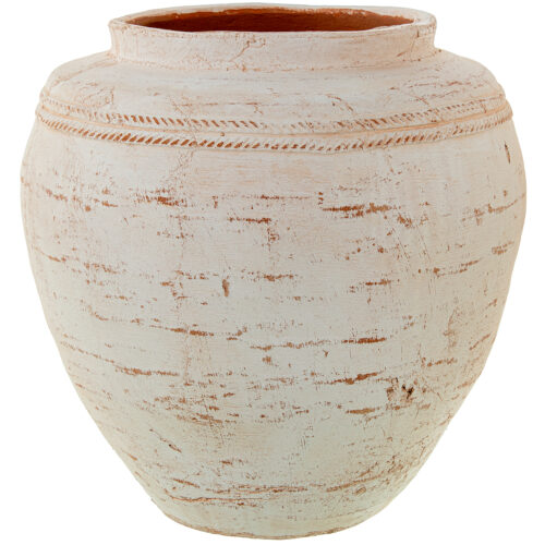 JARRÓN CERÁMICA BLANCA