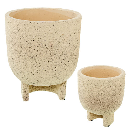 SET 2 MACETEROS CERÁMICA CREMATO