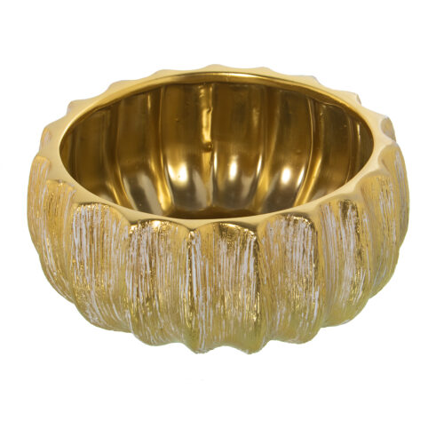 CENTRO CERÁMICA ø26CM ORO RAYA